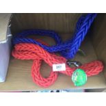 TWO NEW HEAVY DUTY DOG LEADS