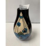 A MOORCROFT 5'' RENNIE ROSE BLUE VASE