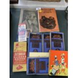 A MIXED LOT OF ITEMS - JAPANESE ANTIQUES BOOK, MAPS ETC