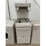 A LYRIC GAS COOKER WITH HOB, GRILL, OVEN AND DRAWER (UNABLE TO TEST AS GAS)