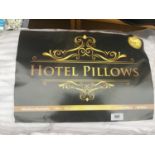 THREE PACKS OF HOTEL PILLOWS (TWO PILLOWS PER PACK) RRP £29.99 PER PACK