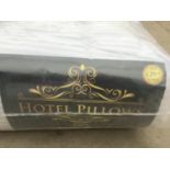 THREE PACKS OF NEW HOTEL PILLOWS (TWO PILLOWS PER PACK) RRP £29.99 PER PACK