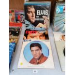 TWENTY ONE ASSORTED ELVIS PRESLEY LP RECORDS