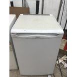 A HOTPOINT FRIDGE IN WORKING ORDER BUT NEEDS CLEAN