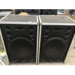 A PAIR OF LARGE MEGA SPEAKERS