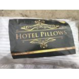 FOUR PACKS OF NEW HOTEL PILLOWS (TWO PILLOWS PER PACK) RRP £29.99 PER PACK