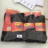 TWELVE PAIRS OF HEAT GRIPPER THERMAL SOCKS