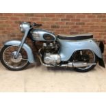 A 1959 TRIUMPH TWENTY ONE - 350 CC TWIN "BATHTUB" ON A V5 WITH ORIGINAL NUMBER 695 WRF - IN VERY