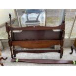 A STAG MINSTREL MAHOGANY DOUBLE BED