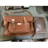 A VINTAGE CARRY CASE AND BAG