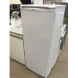 A HOTPOINT ICED DIAMOND TALL FRIDGE IN FAIRLY CLEAN AND WORKING ORDER