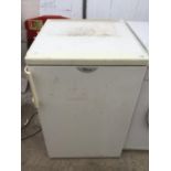 A WHIRLPOOL UNDER COUNTER FRIDGE IN CLEAN AND WORKING ORDER