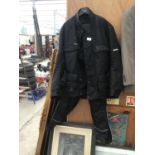 A RICHA MOTORCYCLE SUIT WITH JACKET AND TROUSERS SIZE M