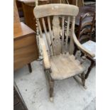 AN ELM ROCKING CHAIR