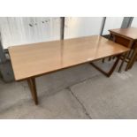 A FRENCH AND SON RETRO DANISH TEAK COFFEE TABLE