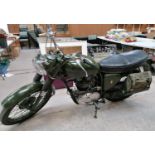A 1967 B.S.A B40 W.D 350CC MOTORCYCLE, ON A V5C, ELECTRONIC IGNITION FITTED, FULL RUNNING ORDER