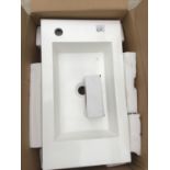 AN AS NEW AND BOXED VICTORIA PLUMB WHITE WASH BASIN BAS1