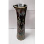 AN ANITA HARRIS STONEWARE TRIAL TALL JUG, HEIGHT 30 CM