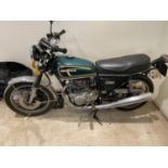 A 1973 HONDA CB 360 IN GOOD CONDITION, RUNS AND RIDES WELL - ON A VS