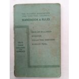 THE BILLIARDS ASSOCIATION AND CONTROL COUNCIL HANDBOOK AND RULES VINTAGE BOOK