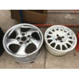 TWO WHEELS TO INCLUDE A SPEEDLINE CORSE ONE 16 INCH ONE 18 INCH