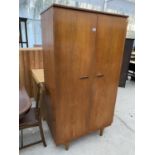 A STONEHILL FURNITURE TEAK WARDROBE WITH TWO DOORS