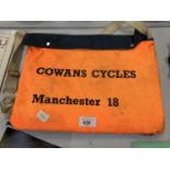 A VINTAGE COWANS CYCLES BAG