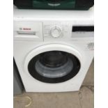 A BOSCH ECO SILENCE DRIVE WASHER IN CLEAN AND WORKING ORDER