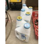 SIX LARGE BOTTLES OF PURE WHITE DE ICING SALT