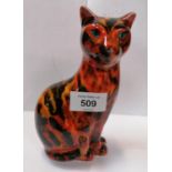 AN ANITA HARRIS HAND PAINTED CAT MODEL