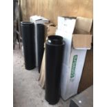 VARIOUS NEW AND BOXED WOOD BURNER FLUES