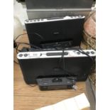 TWO SONY DOCKING STATION RADIO/ALARM PLAYERS