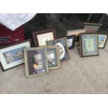 TEN VARIOUS FRAMED PICTURES