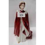 A ROYAL WORCESTER QUEENS 80TH BIRTHDAY 2006 CERAMIC FIGURE