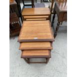 TWO TEAK NESTS OF TABLES - ONE G PLAN