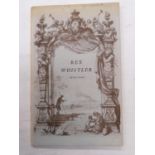 A REX WHISTLER MEMORIAL EXHIBITION BOOK 1905-1944