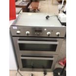 A ZANUSSI BUILT IN DOUBLE OVEN AND GRILL IN WORKING ORDER WHEN REMOVED DIRECT WIRED