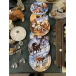 AN ASSORTMENT OF ROYAL DOULTON HORSE COLLECTORS PLATES