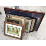 VARIOUS FRAMED PRINTS