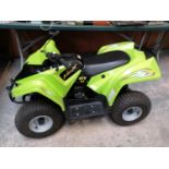 AN AS NEW CHILDREN'S NEMESIS ATV 50 QUAD BIKE, (ONLY USED ONCE OR TWICE), FULL WORKING ORDER