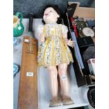 A 1950'S PLASTIC CHILDREN'S DOLL