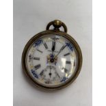 A DELDUZE&CO SWISS ORNATE POCKET WATCH