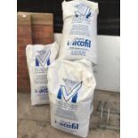 FIVE LARGE BAGS OG DUPRE MICAFIL LIGHT AND VERSATILE LOOSEFILL AND MIX