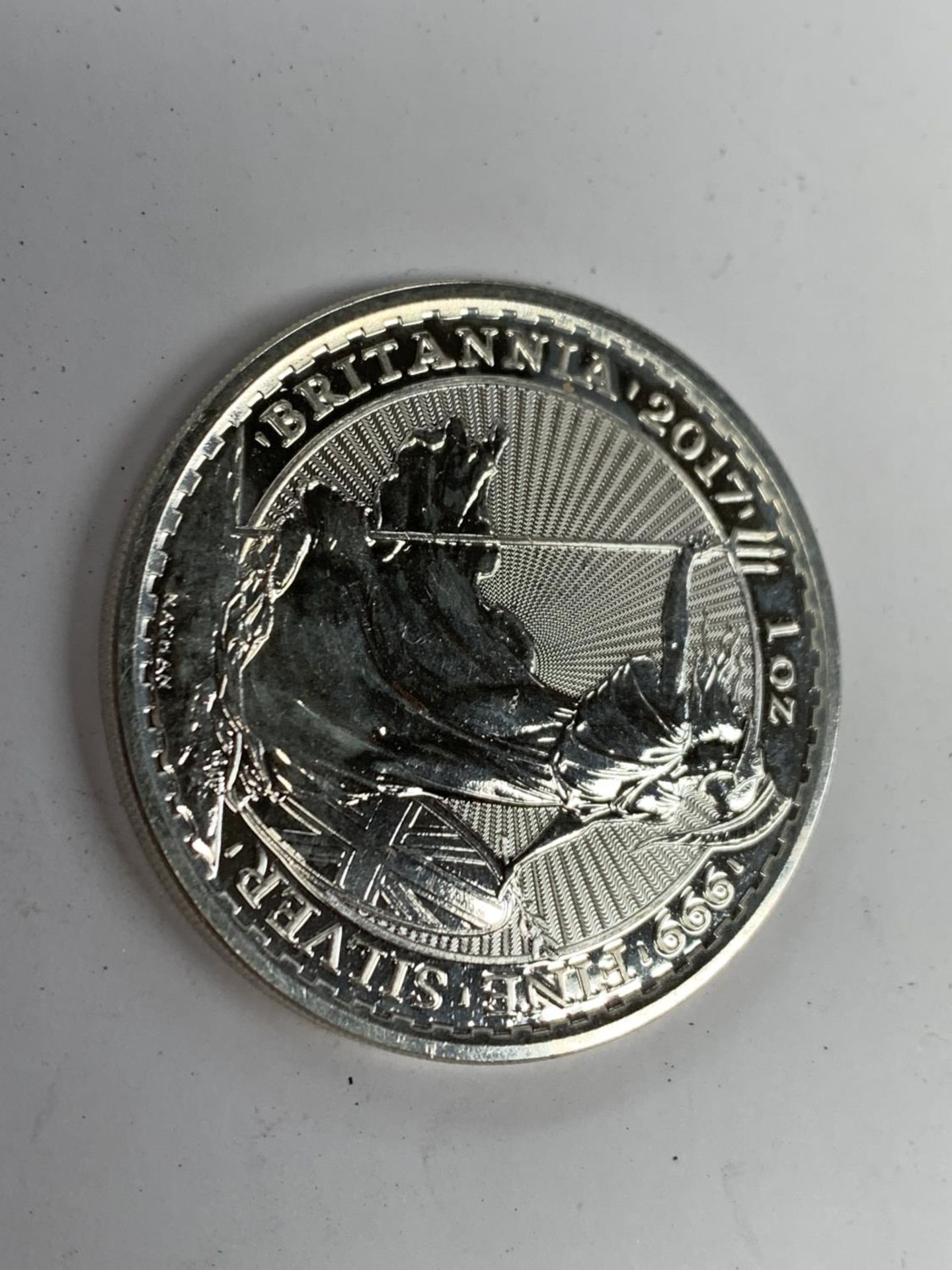 A SILVER 1 OZ BRITANNIA COIN - Image 2 of 2