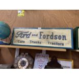 A FORD AND FORDSON ILLUMINATED LIGHT BOX SIGN