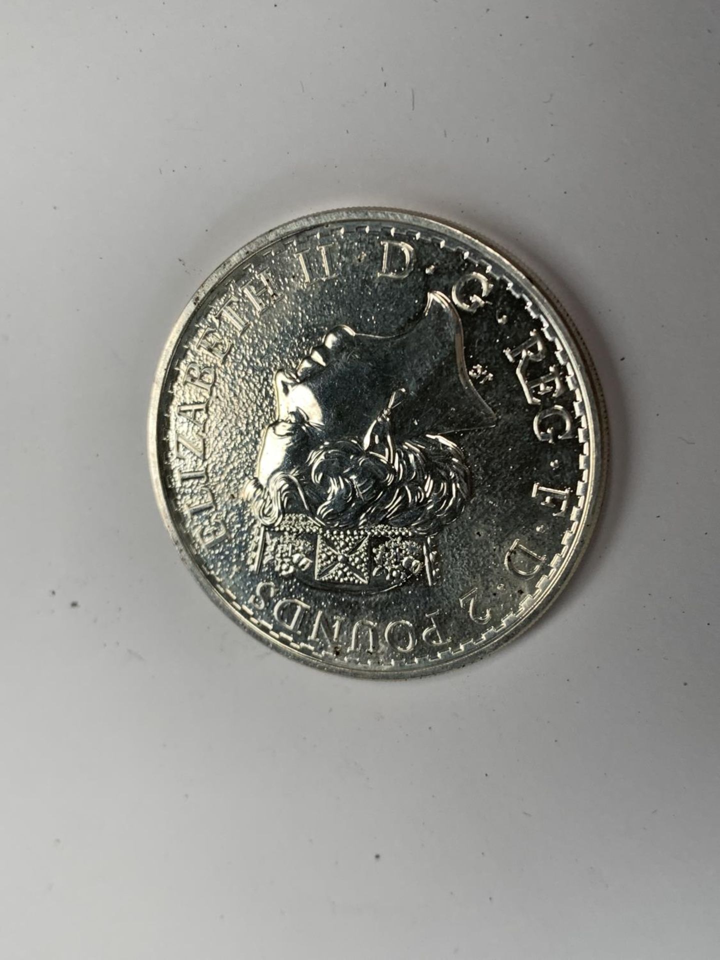 A SILVER 1 OZ BRITANNIA COIN - Image 2 of 2