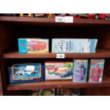 A MIXED GROUP OF TOYS, BOXED MATCHBOX CAR ETC