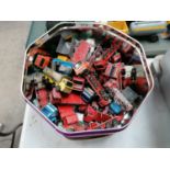 A TUB OF ASSORTED DIE CAST MODELS ETC