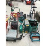 LAWN RAKERS, PRESSURE WASHER KNEELER ETC IN WORKING ORDER