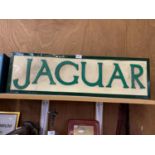 A JAGUAR ILLUMINATED LIGHT BOX SIGN